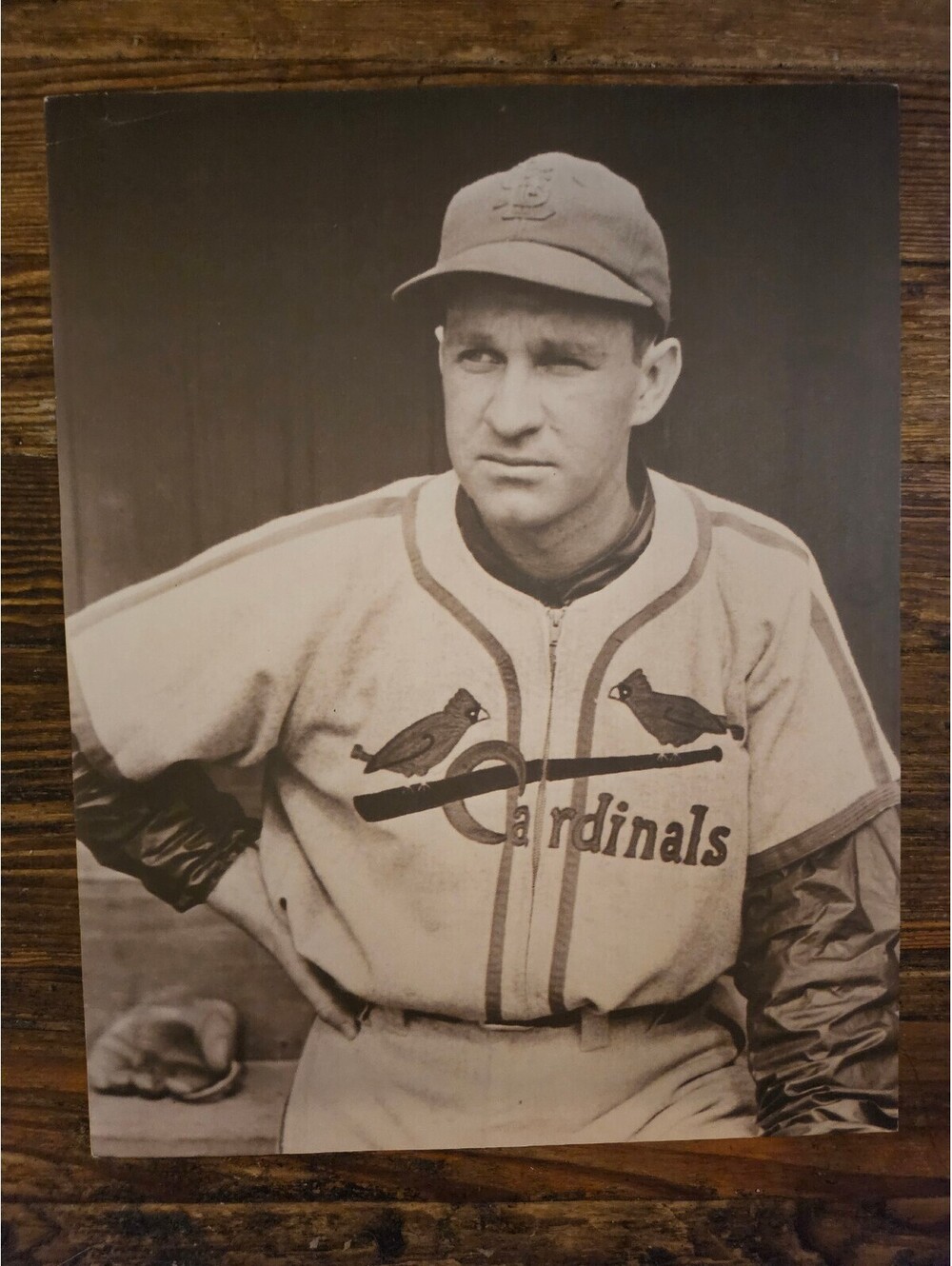 Enos Slaughter - HOF - 14x11 Vintage Photo (no gloss) Baseball Print - Cardinals